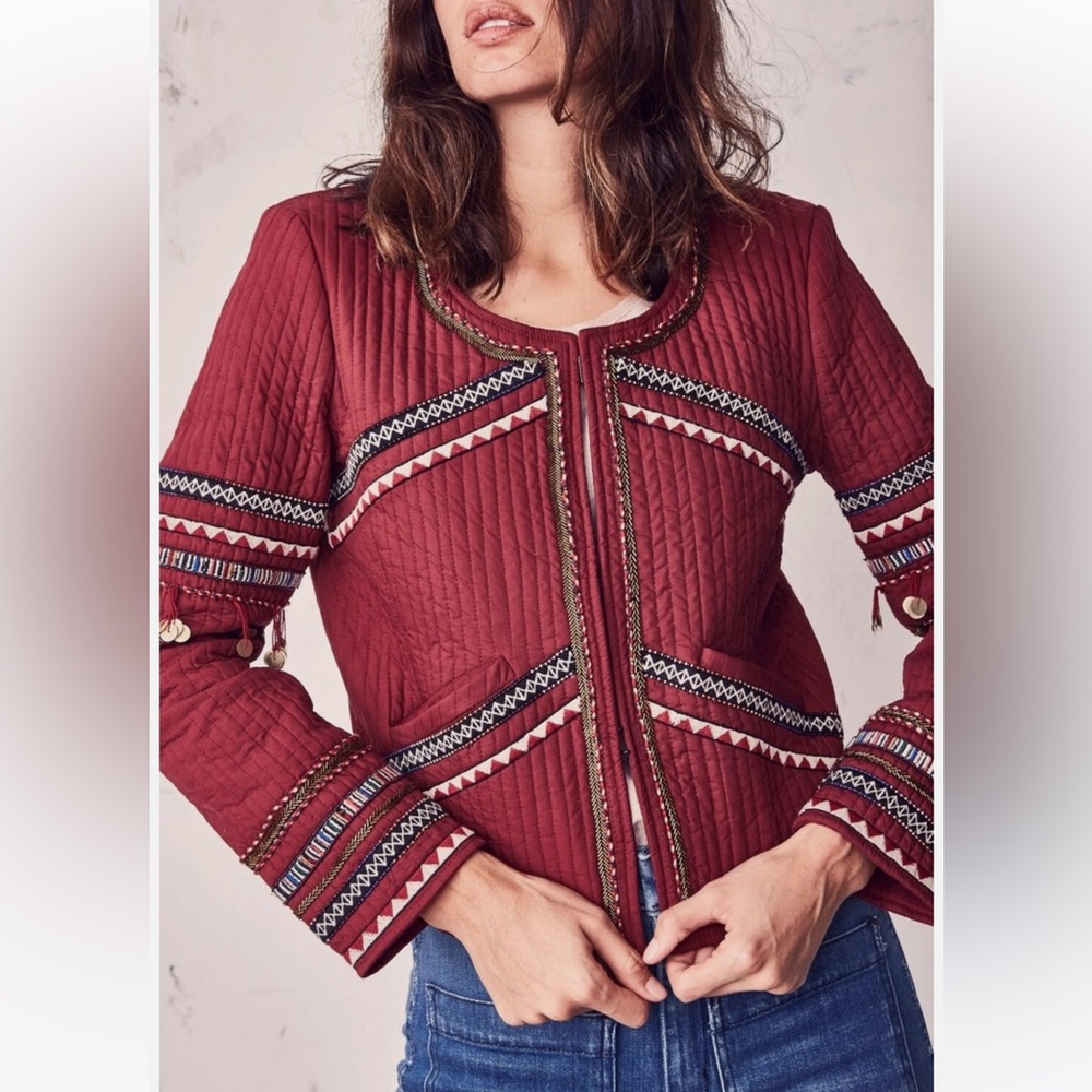 Embroidered Jacket, Love Shack Fancy, NWT! - Picture 4 of 11